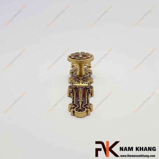 Núm nắm cửa tủ bằng đồng vàng NK071D-P176RC FHOMENAMKHANG