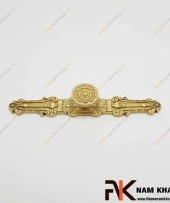 Tay nắm cửa tủ bằng đồng vàng NK071D-DVM FHOMENAMKHANG