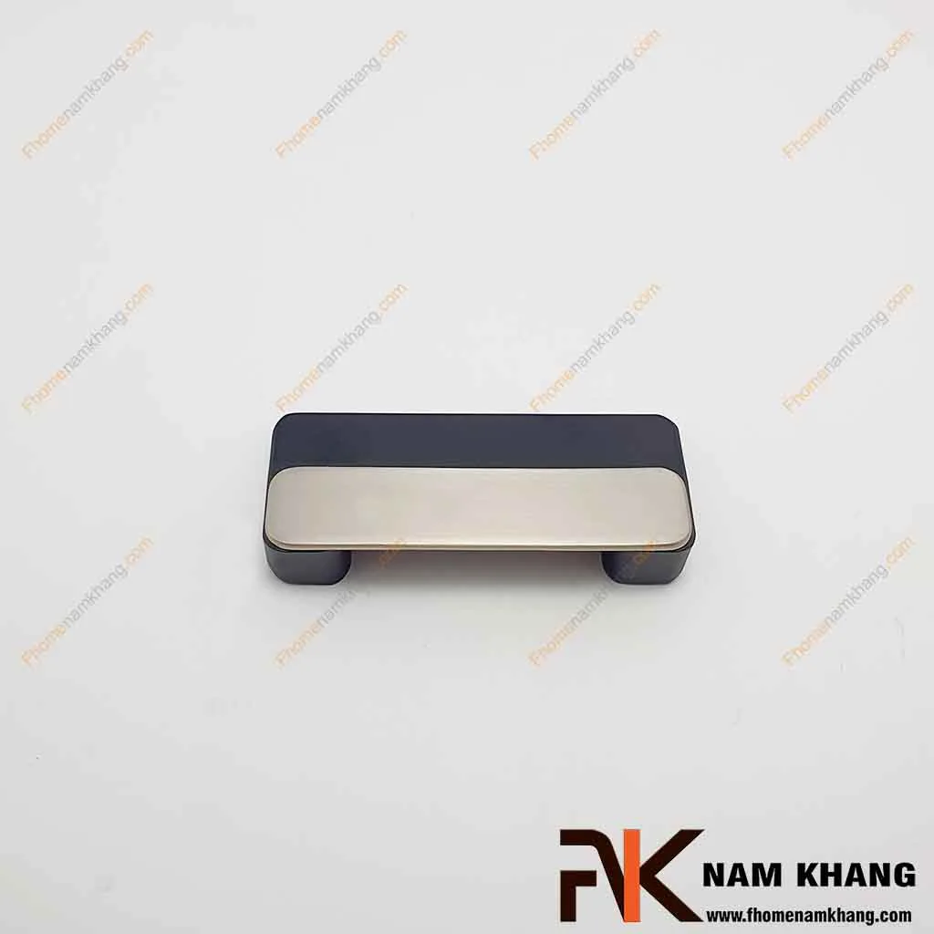 Tay nắm âm cửa tủ phối hợp màu xám đen NK446S-DB FHOMENAMKHANG