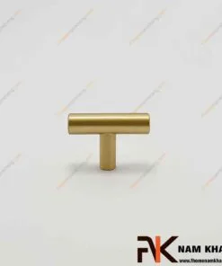 Tay nắm tủ hiện đại màu đồng vàng NK238D-DVM Núm cửa tủ chữ T NK238D-DVM FHOMENAMKHANG