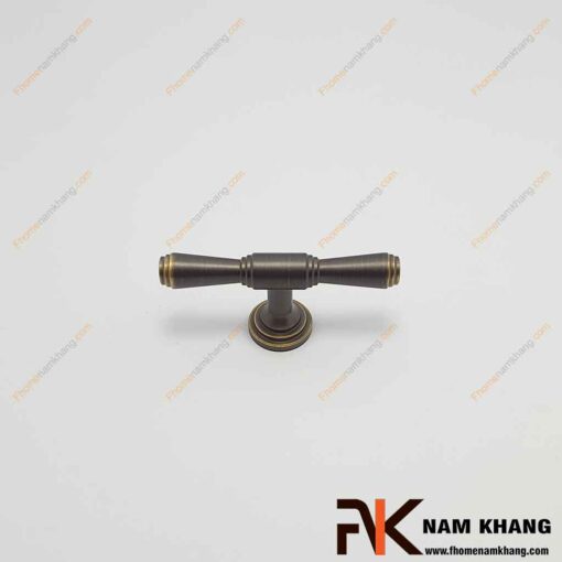 Núm nắm cửa tủ chữ T bằng đồng NK306D-CF FHOMENAMKHANG