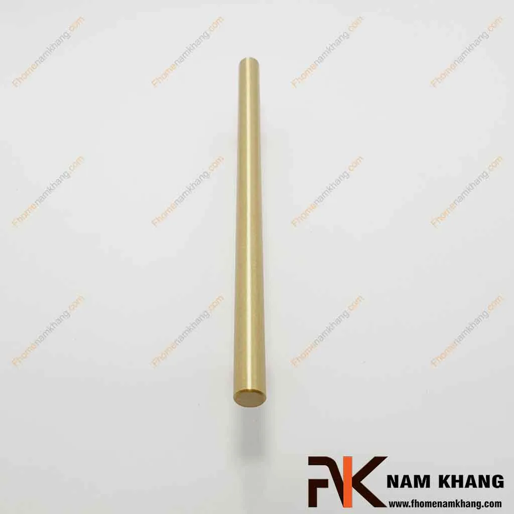 Tay nắm tủ hiện đại màu đồng vàng NK238D-DVM Tay nắm tủ thanh tròn bằng đồng NK238D-DVM FHOMENAMKHANG