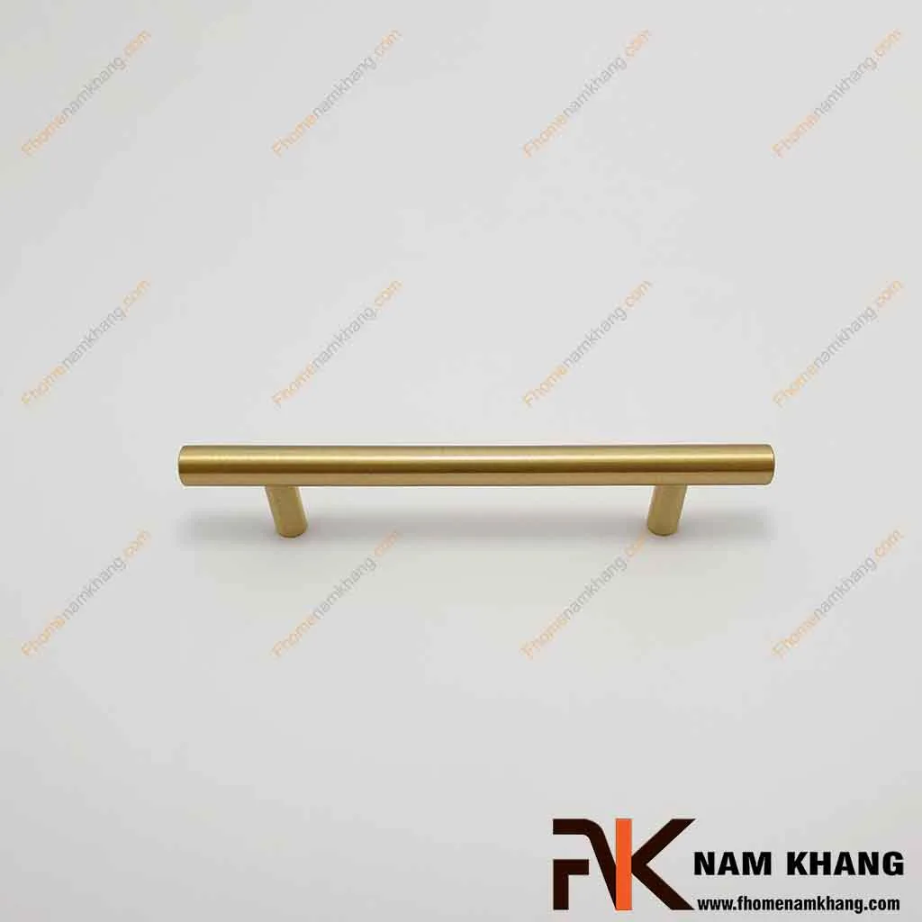 Tay nắm tủ hiện đại màu đồng vàng NK238D-DVM Tay nắm tủ thanh tròn bằng đồng NK238D-DVM FHOMENAMKHANG