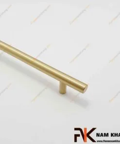 Tay nắm tủ hiện đại màu đồng vàng NK238D-DVM Tay nắm tủ thanh tròn bằng đồng NK238D-DVM FHOMENAMKHANG