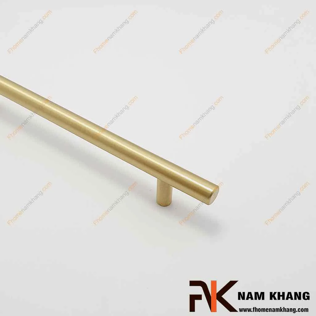 Tay nắm tủ hiện đại màu đồng vàng NK238D-DVM Tay nắm tủ thanh tròn bằng đồng NK238D-DVM FHOMENAMKHANG