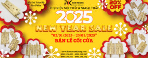 Sale New Year 2025 bản lề cửa cao cấp FHOMENAMKHANG