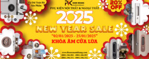 Sale New Year 2025 chốt cửa cao cấp FHOMENAMKHANG