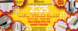 SALE NEW YEAR 2025 tay nắm cửa tủ cao cấp FHOMENAMKHANG